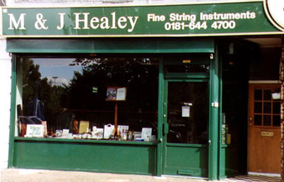 M & J Healey Shop Front